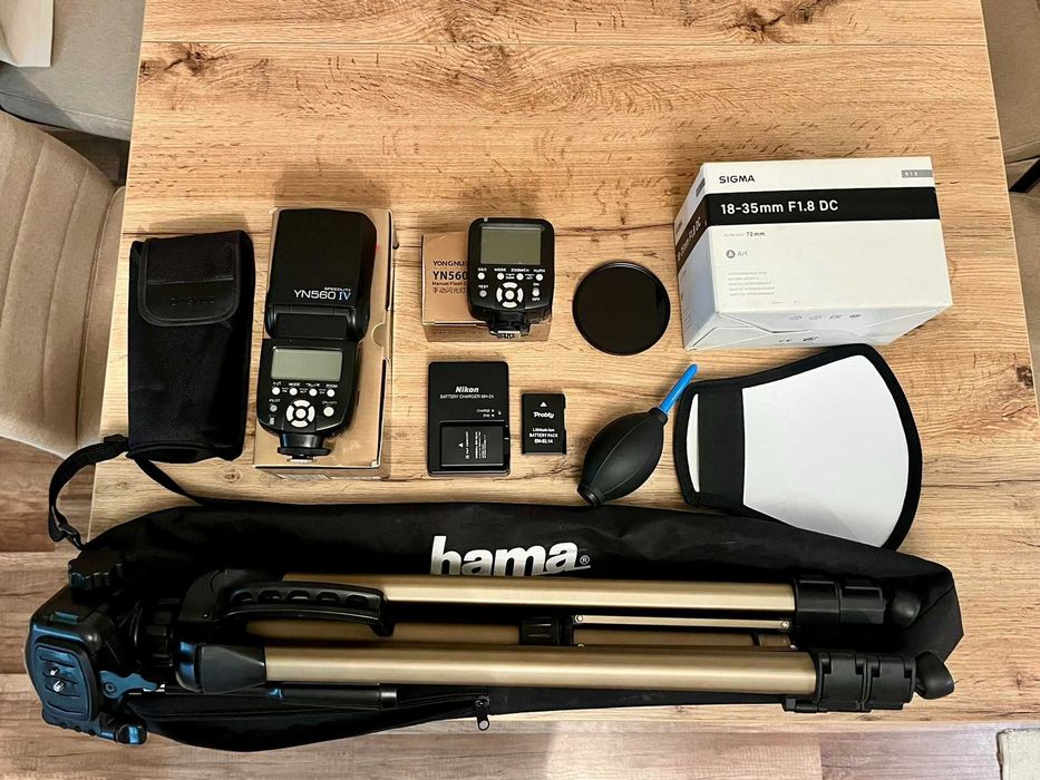 фотоапарат Nikon D5300 + Sigma 18-35mm f/1.8 Art + аксесоари