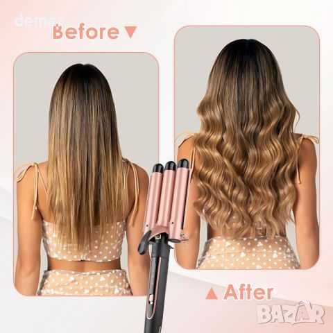 Преса за вафли вафлички с 3 керамични цеви, 25mm