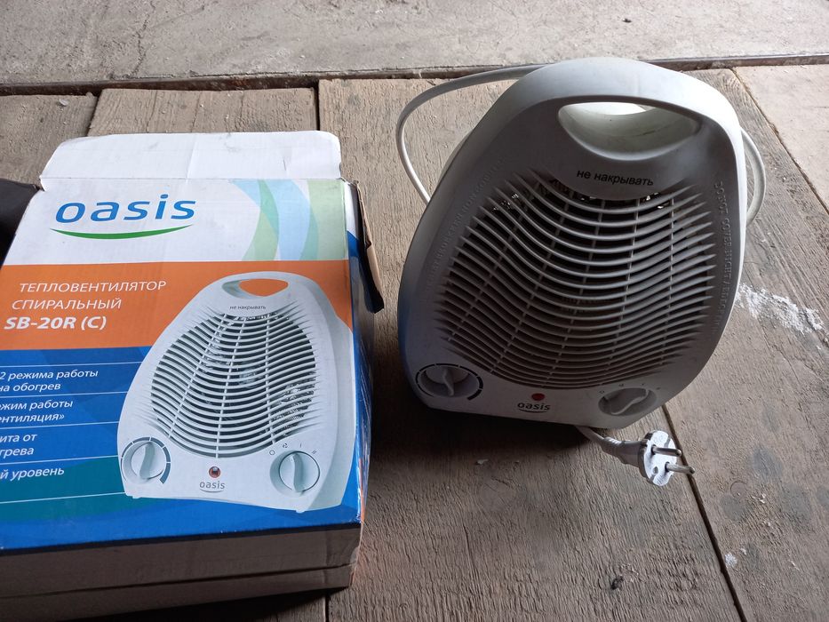 Тепловентилятор спиральный, Настольная плита