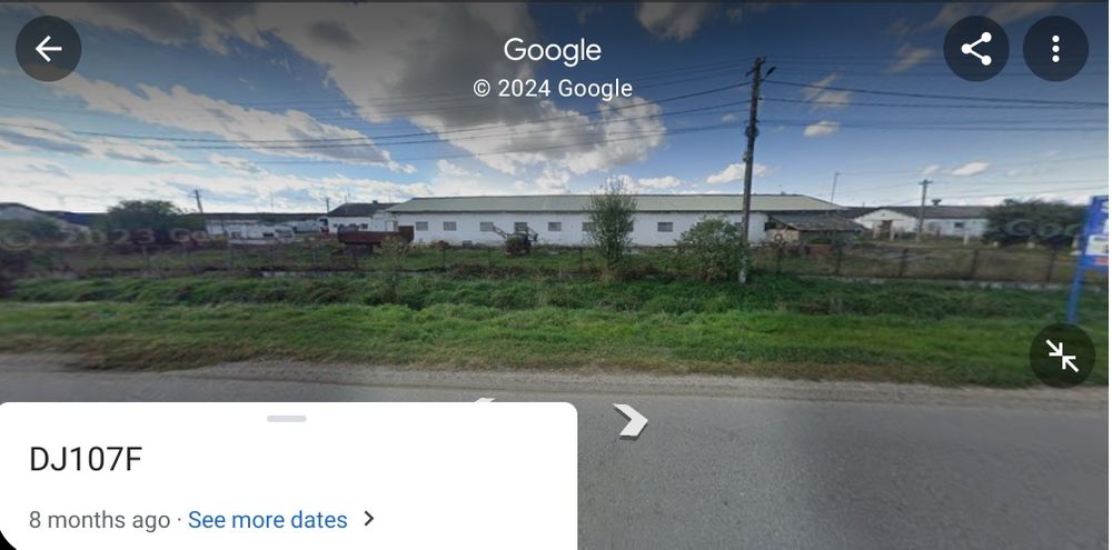 PF inchiriez 3 parcele de teren cu cladiri, iesire directa la asfalt