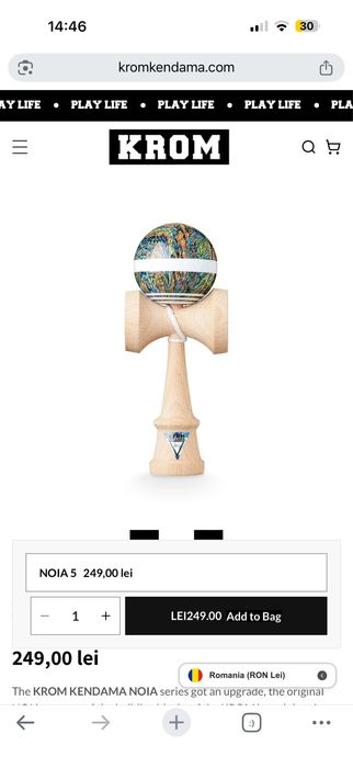 KENDAMA KROM NOIA 5 - Noua - originala
