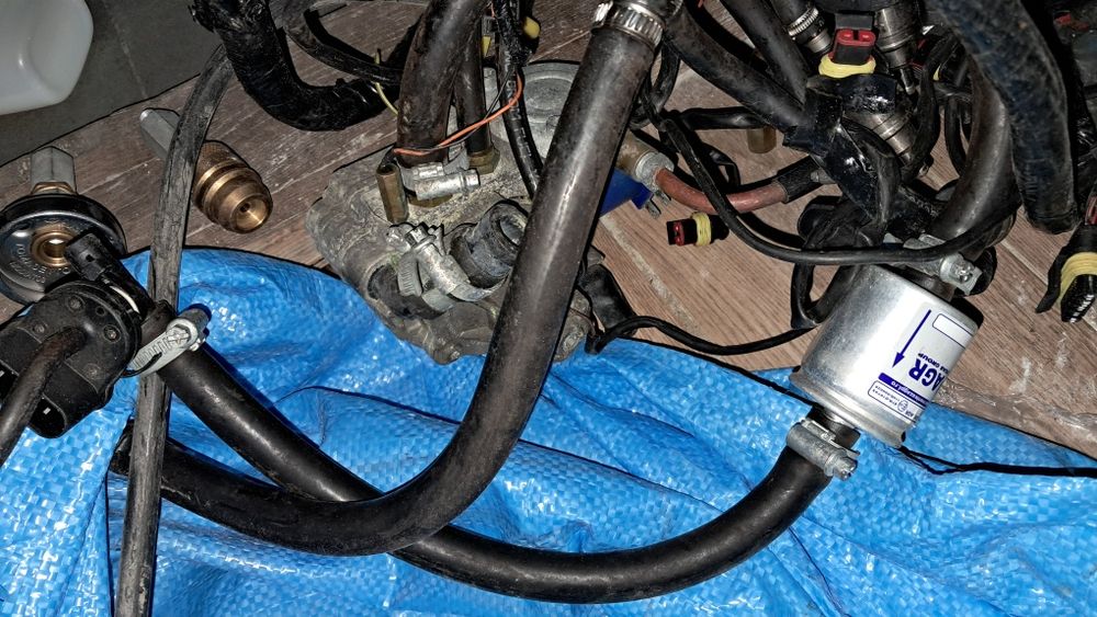 Instalatie gpl utilizata pe mercedes clk, fara butelie