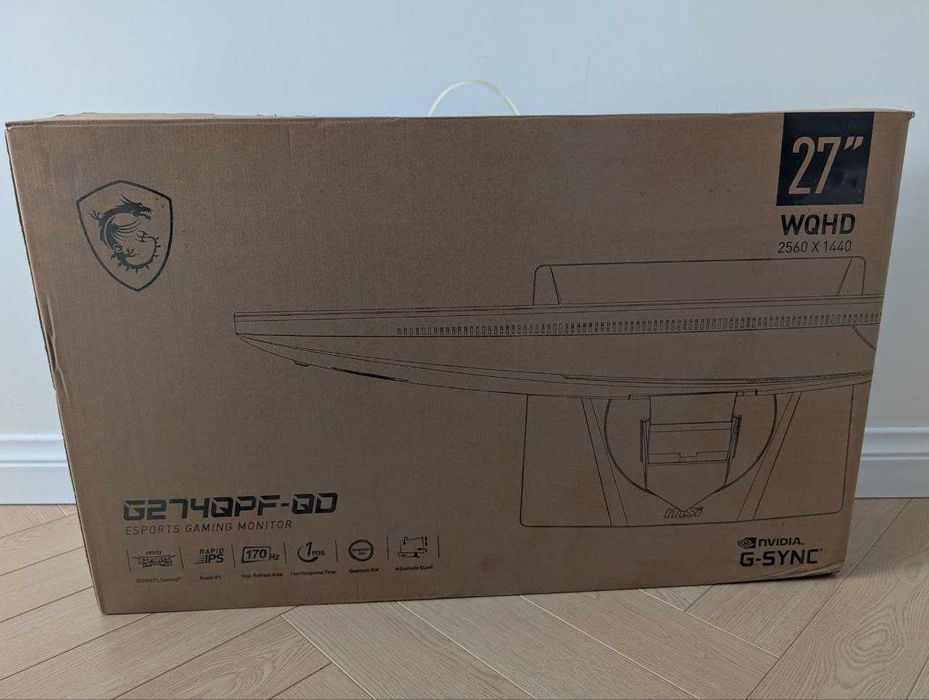 Монитор 27" MSI G274QPF-QD игровой IPS — отличное состояние