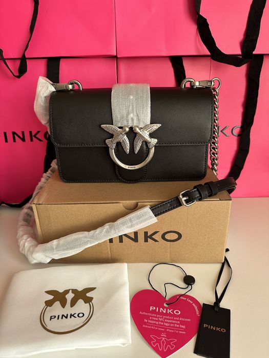 PINKO Love One Mini – оригинална кожена чанта | НОВА | Код: 102