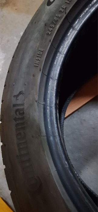 КАТО НОВИ! 2 бр 245 45 18 Continental