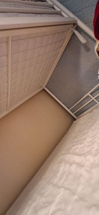 Pat ikea metalic supraetajat cu saltele