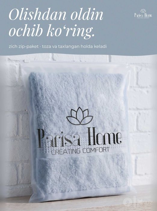 Sochiq yengil 70x135, tez quriydi, maxra 450 g/m2, to‘plam va yuz