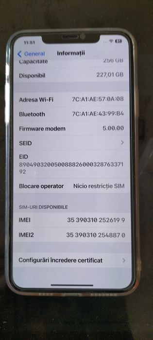iPhone 11 pro max 256 gb