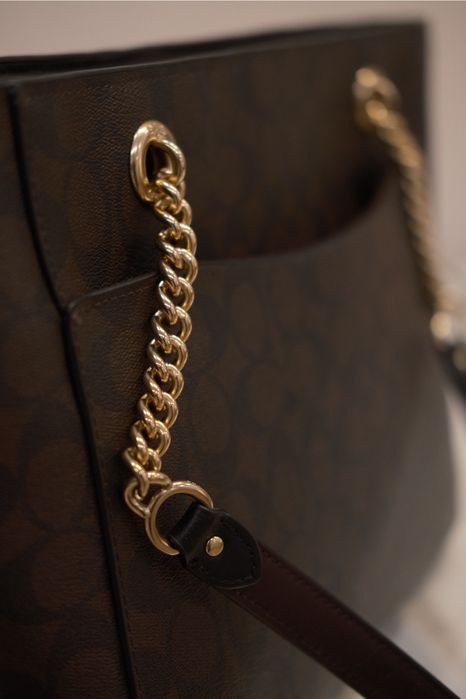Сумка Coach кожанная