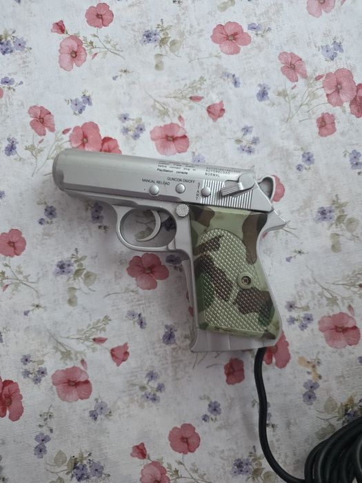 Pistol Exterminator Recoil Light Gun For PS1 Sony PlayStation 1 Guncon