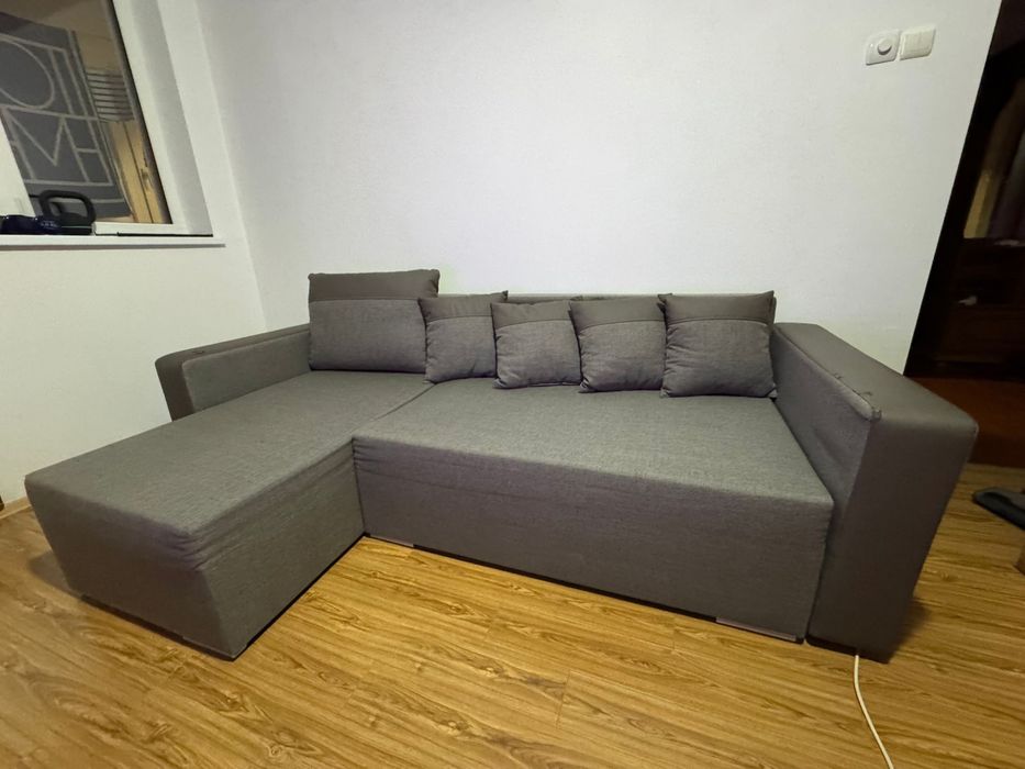 Canapea extensibila  tip coltar