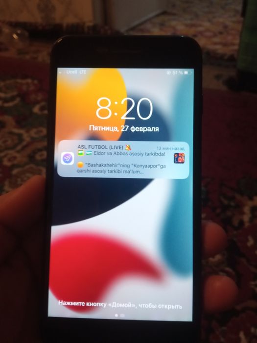 Iphone 7 plus 
128 gb
Rangi: qora 
Ekran radnoy hama narsas oznk
Batar