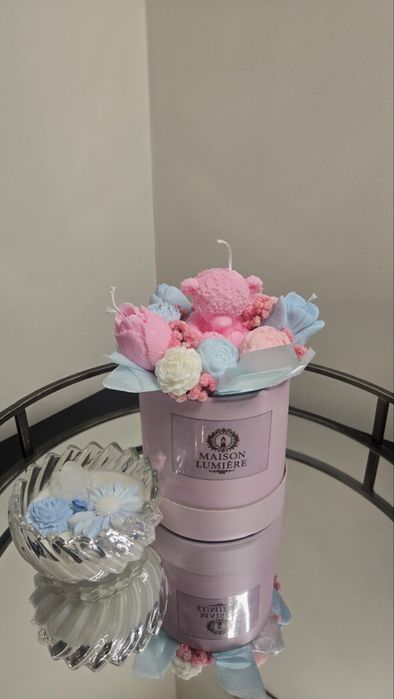 Подаръчни Букети от Ароматни Свещи