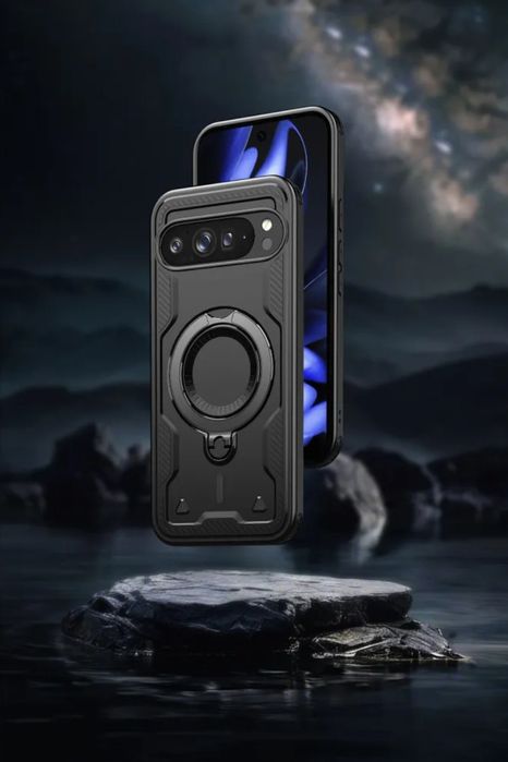 Чехол Magneto Case с кольцом для Google Pixel 10 Pro XL (черный)