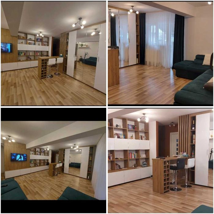 Apartament unic cu 2 camere, 2 bai si curte individuala