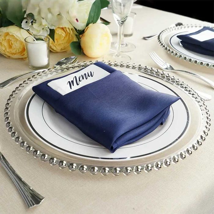 Farfurie Suport Din Sticla, Margine Bobite Aurii si Argintii