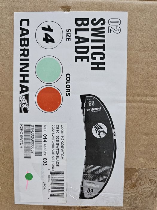 Zmeu Kitesurfing Cabrinha Switchblade 14m