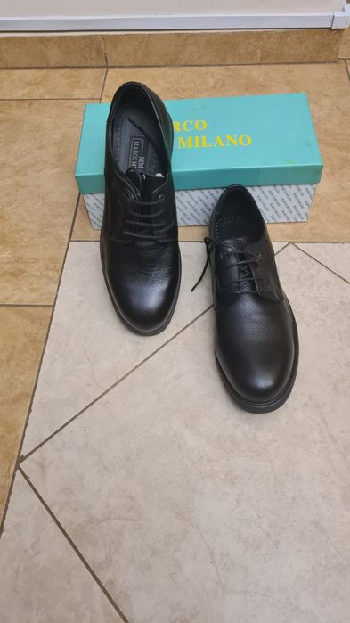 Кожаные туфли, новые, 42 р