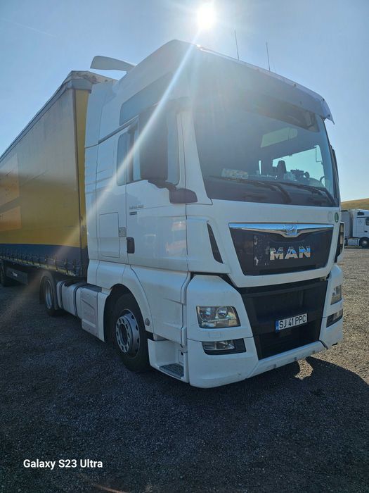 Man Tgx 18.480  EEV 2014 cap tractor  semiremorca prelata kogel Krone