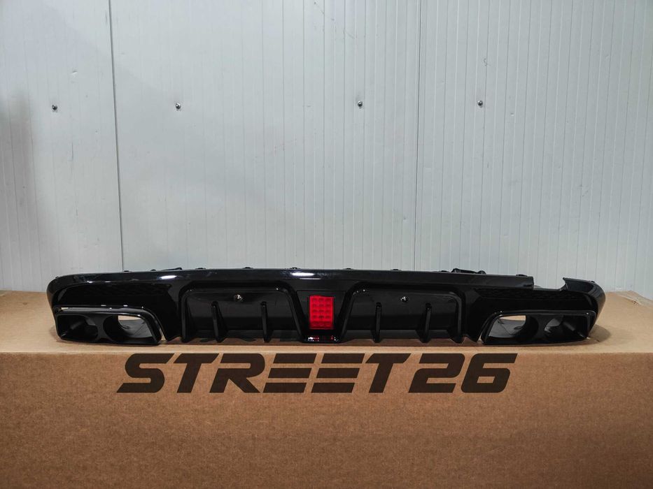 Difuzor Brabus Mercedes C-Class W205 S205 Sport Line (2014-2021) Negru