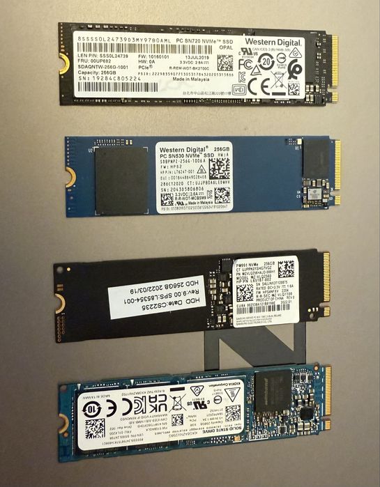 Ssd Samsung laptop NVMe M2 256GB stocare CA NOU !