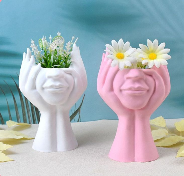 Ваза в виде лица