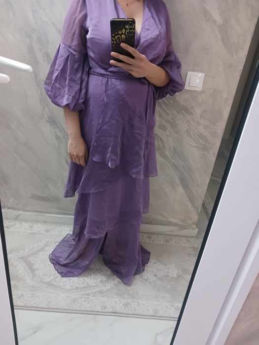 Официална лилава рокля