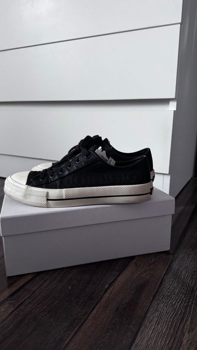 Дамски черни кецове с дебела подметка (носени 5 пъти)