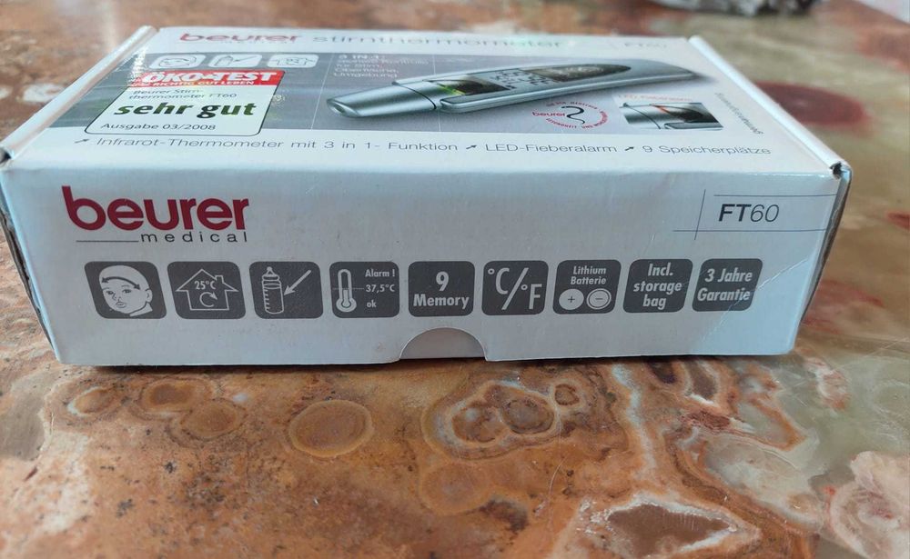 Termometru digital cu infraroșu 3-în-1 Beurer FT60