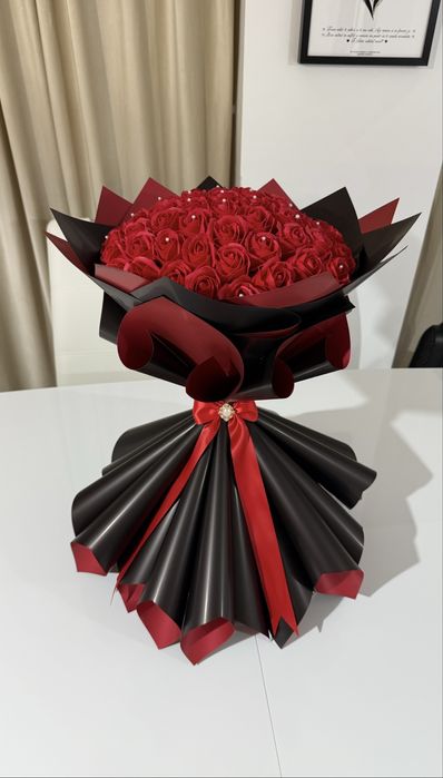 Buchete de trandafiri de sapun.