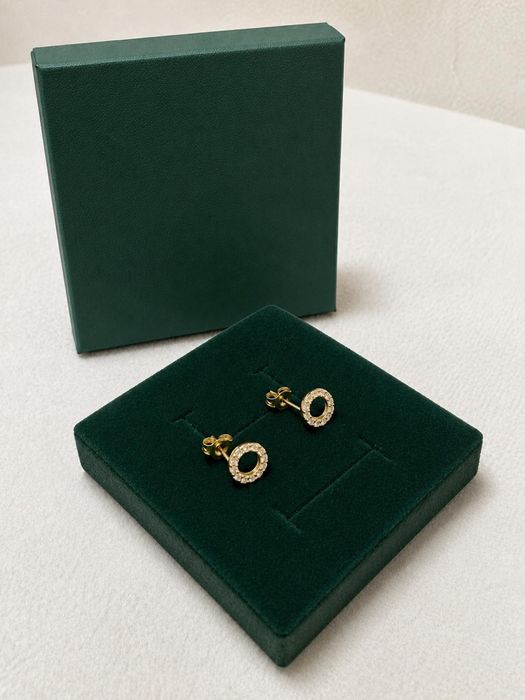 Cercei din aur galben 14K