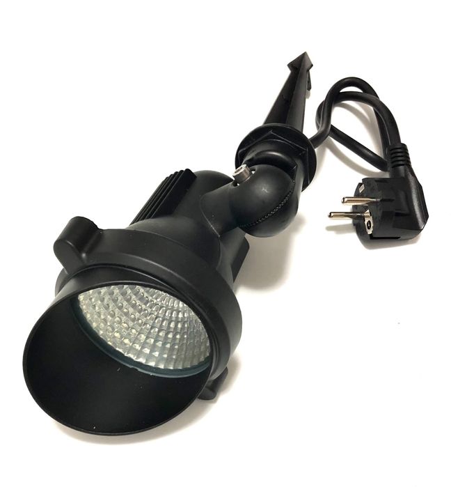 LUXULA LED градински прожектор, червен цвят, 500 lm, немски, Германия