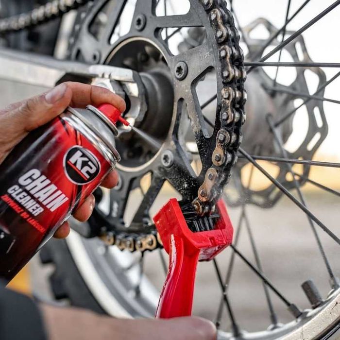 Набор для чистки и смазки вело и мото цепей K2