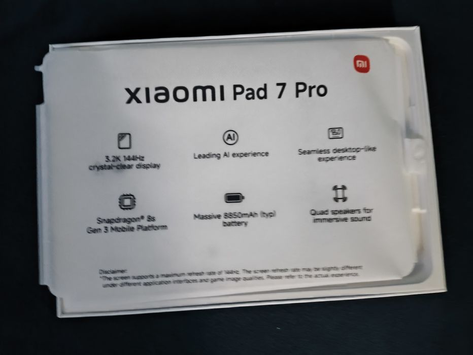 Vând tableta premium Xiaomi pad 7 pro