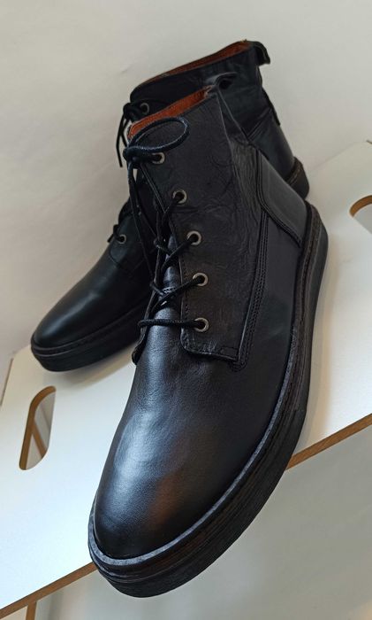 Ghete sport casual 44 premium Franco Geraldo Italy piele naturala