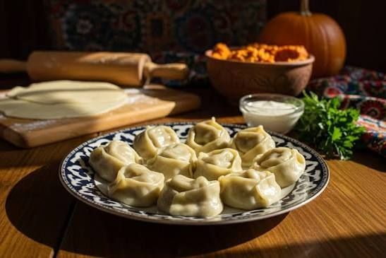 Манты ручной лепки Алматы