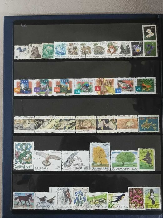 Колекции пощенски марки САЩ от Австралия и Н. Зеландия и Флора и фауна