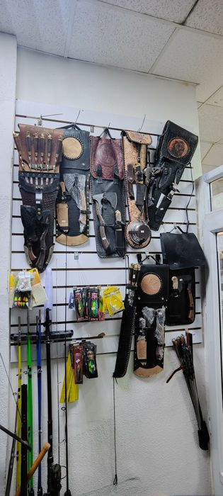 Шашлычные набор из кожи Премиум