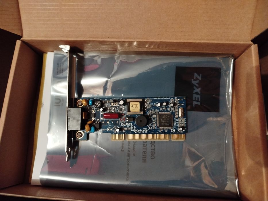Модем ZyXEL Omni 56K PCI
