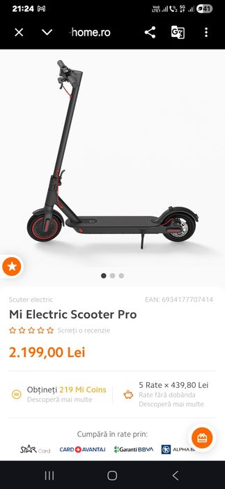 Trotineta electrica Xiaomi