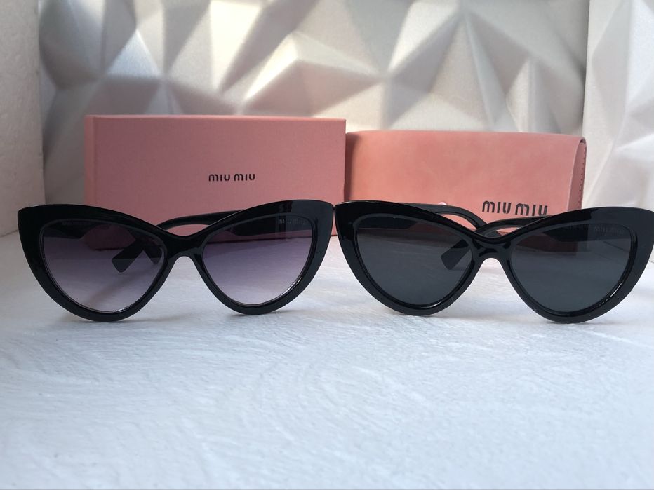 Дамски слънчеви очила котка 2 цвята черни