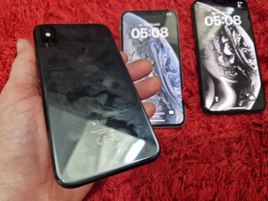 -Iphone XS, ca Noi, Negru-Silver, 64Gb, 4Ram, Bat: 90%-92%-88%, irepro