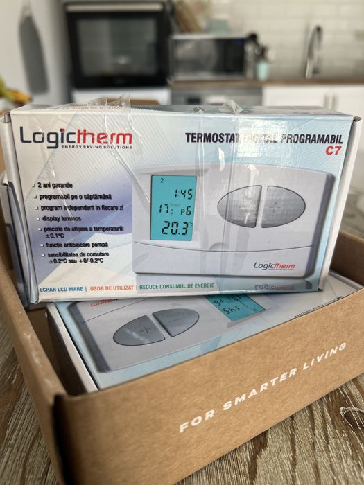 Termostat cu fir programabil Logictherm C7 •nou•