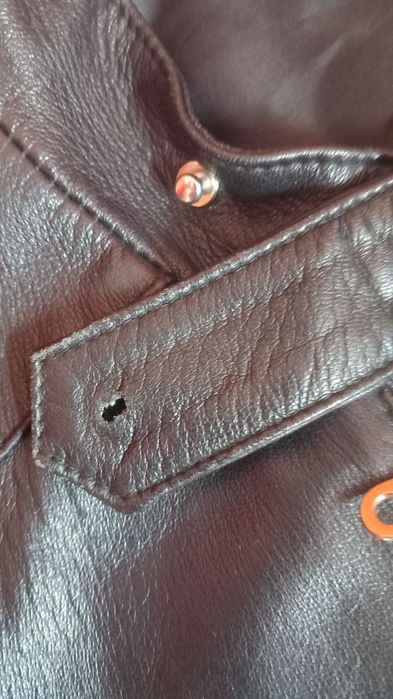 Страхотно мъжко кожено яке,италианска кожа,голям номер