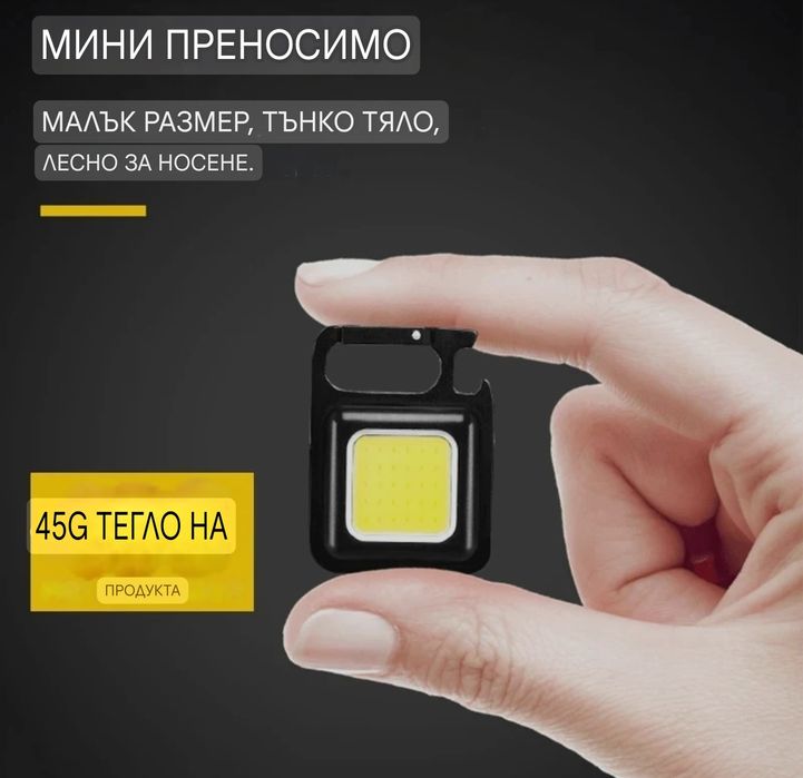 Мини фенерче със солиден LED блок