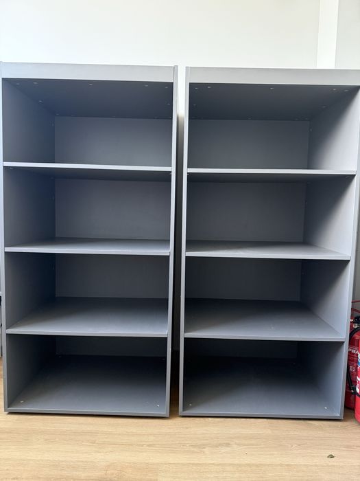 Сиви шкафове от MDF