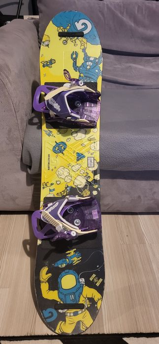 Placa snowboard Burton LTR 100 si legaturi Burton Grom