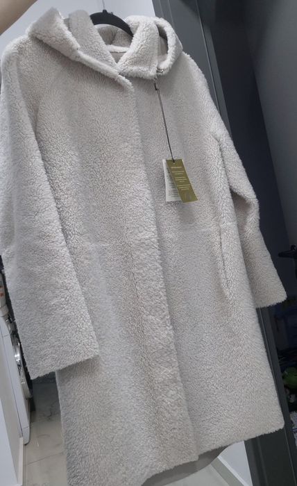 Haina piele cu blana naturala