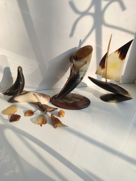 Сувениры из натуральных рогов