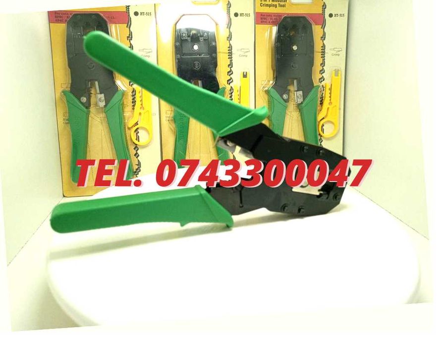 Dispozitiv De Sertizare Modular 3 in 1 Rj45 Rj11 Cat5e Cat6